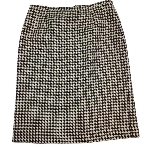 Ann Taylor Dresses & Skirts - Ann Taylor hounds tooth print wool pencil skirt